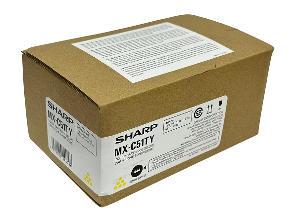 Sharp MX-C51TY (MXC51TY) Yellow Toner Cartridge