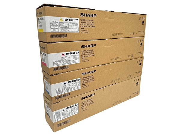 Sharp MX-80NT Complete Toner Set