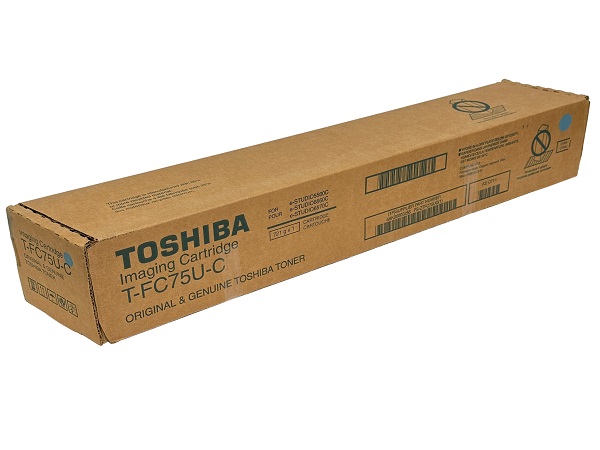 Toshiba TFC75UC (T-FC75U-C) Cyan Toner Cartridge