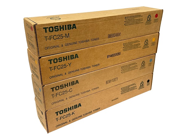 Toshiba TFC25 (TFC-25) Complete Toner Set