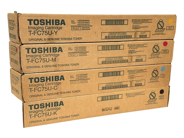 Toshiba T-FC75 Complete Toner Set