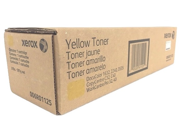 Xerox 006R01125 (6R1125) Yellow Toner Cartridge (WC1632)