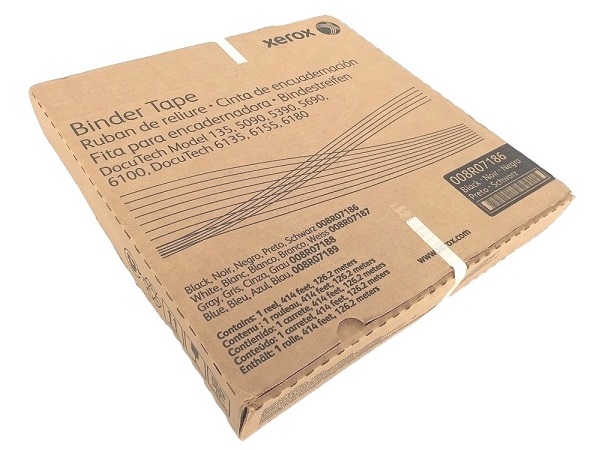 Xerox 008R07186 Black Binder TapeXerox 008R07187 White Binder Tape ***Expired, Clearance Item***