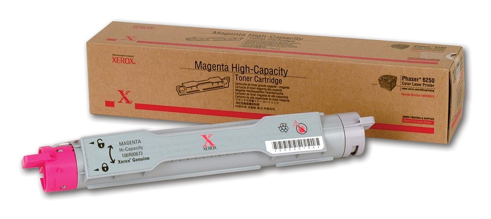 Xerox 106R00673 (Phaser 6250) Magenta Toner Cartridge - High Capacity