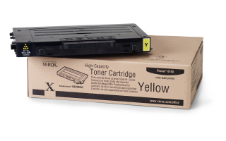 Xerox 106R00682 (Phaser 6100) Yellow High Capacity Toner