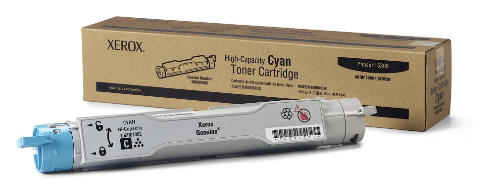 Xerox 106R01082 Cyan Toner Cartridge - High Yield