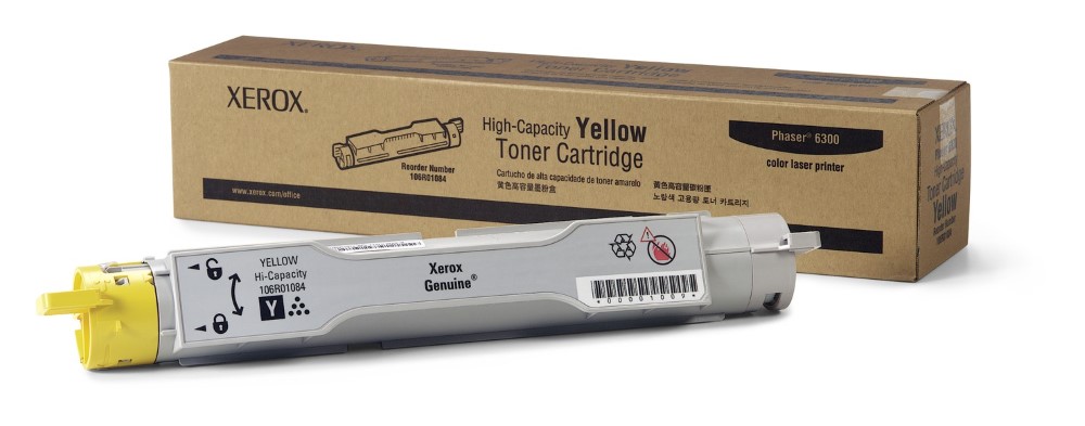 Xerox 106R01084 Yellow Toner Cartridge - High Yield