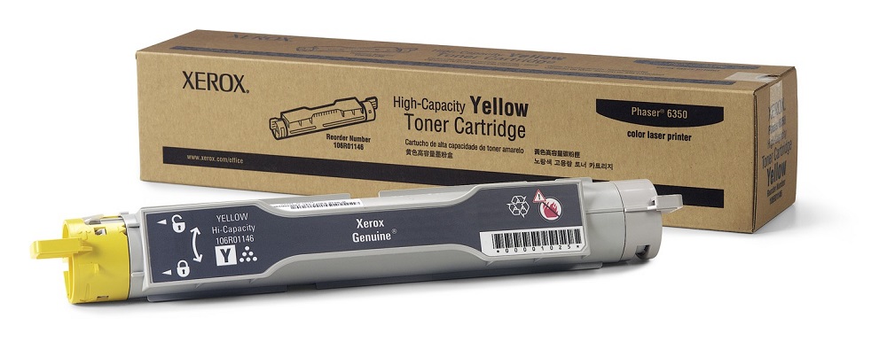 Xerox 106R01146 Phaser 6350 Yellow Toner