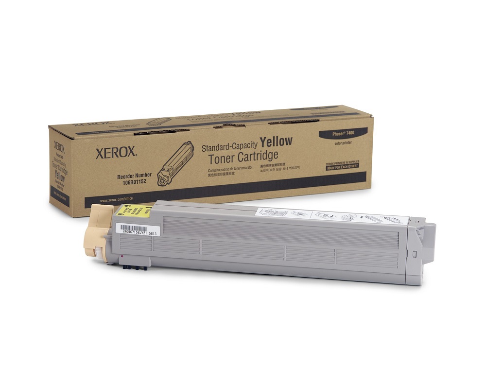 Xerox 106R01152 (Phaser 7400) Yellow Toner Standard Capacity
