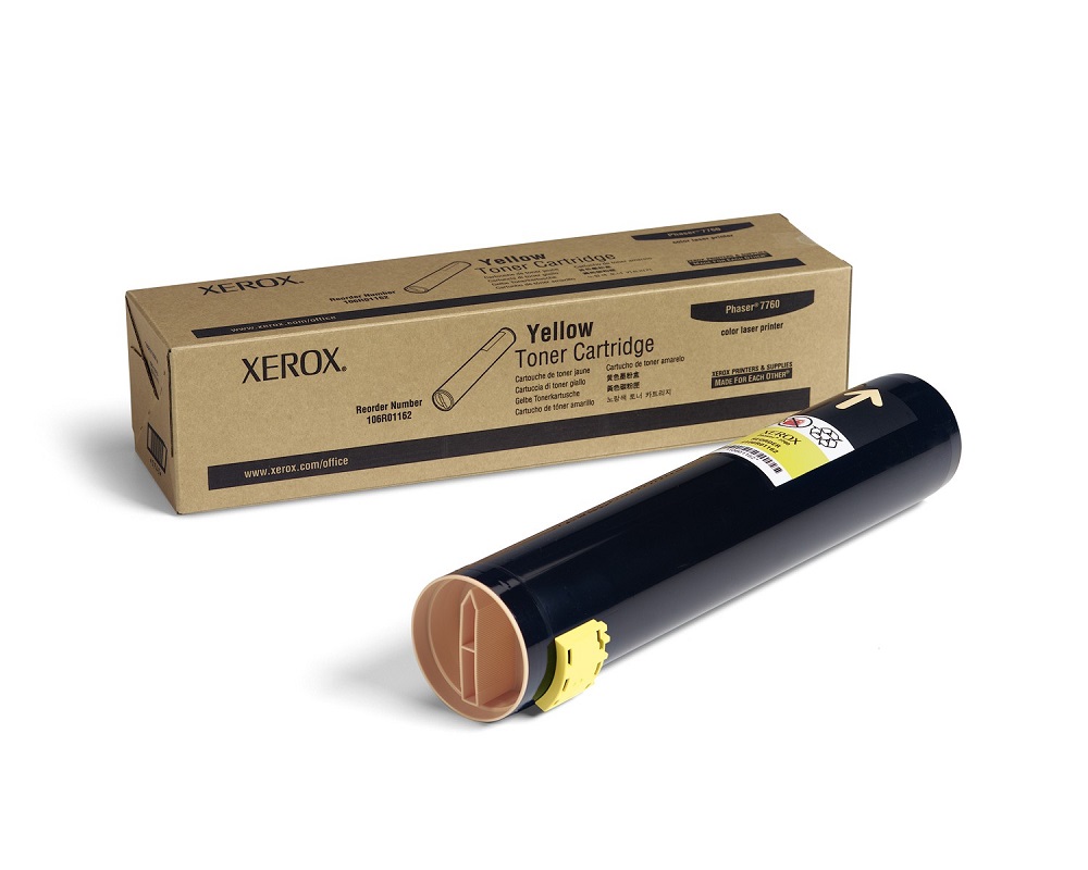 Xerox 106R01162 Phaser 7760 Yellow Toner Cartridge