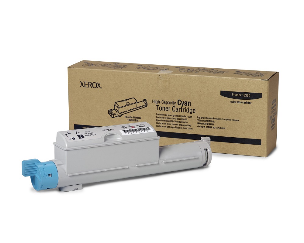 Xerox 106R01218 High Yield Cyan Toner Cartridge