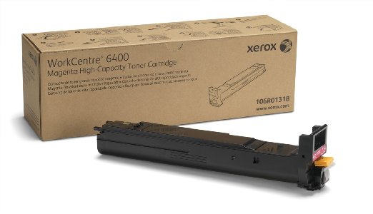 Xerox 106R01318 WorkCentre 6400 Magenta Toner Cartridge