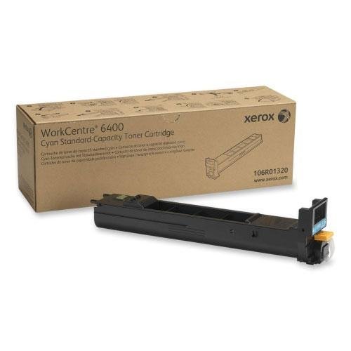 Xerox 106R01320 WorkCentre 6400 Cyan Toner Cartridge Standard Capacity