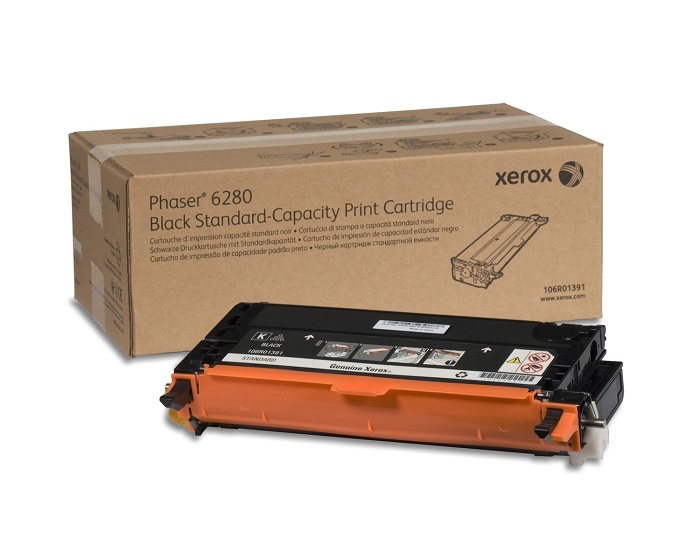 Xerox 106R01391 Phaser 6280 Black Toner Standard Capacity (106R1391)