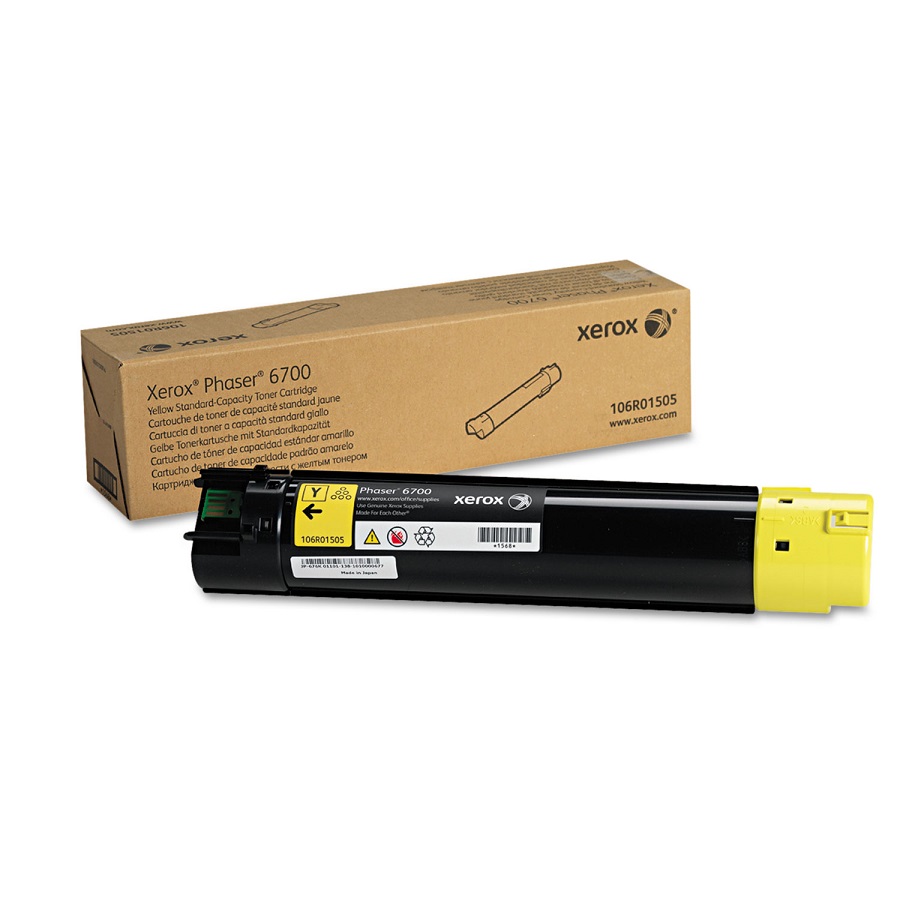 Xerox 106R01505 Yellow Standard Yield Toner Cartridge