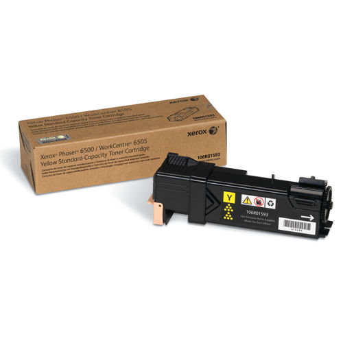 Xerox 106R01593 (Phaser 6500) Yellow Standard Capacity Toner