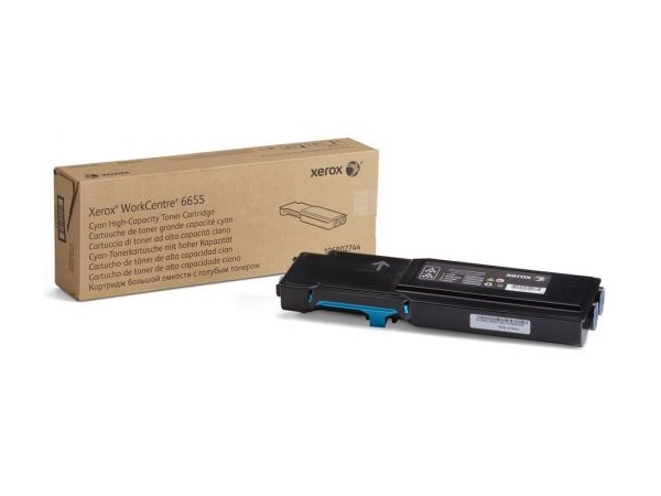 Xerox 106R02744 (WC6655) Cyan High Capacity Toner Cartridge