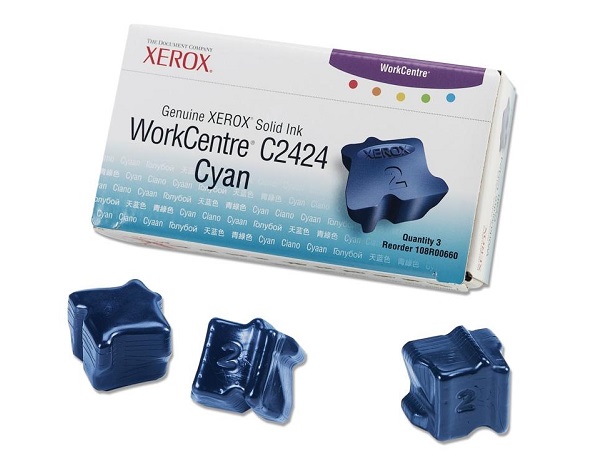 Xerox 108R00660 (C2424) Cyan Solid Ink Cartridge