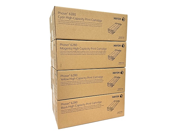 Xerox Phaser 6280 High Capacity Toner Cartridge Set