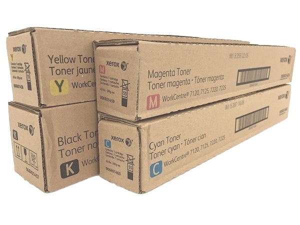 Xerox WorkCentre 7120 / 7125 / 7220 / 7225 Complete Toner Set