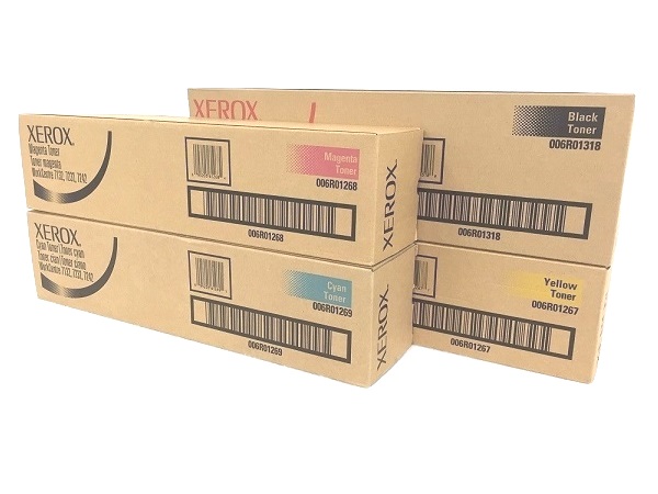 Xerox WorkCentre 7132 / 7232 / 7242 Complete Toner Cartridge Set