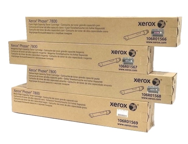 Xerox Phaser 7800 Complete Toner Set