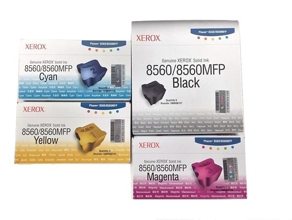 Xerox Phaser 8560 Complete Solid Ink Cartridge Set 