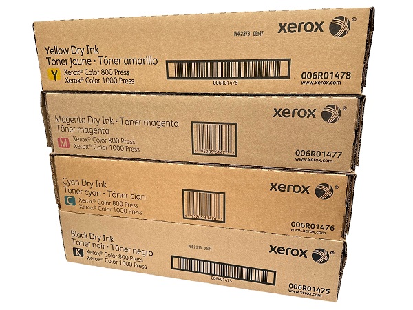 Xerox 800 / 1000 Digital Color Press Toner Cartridge Set