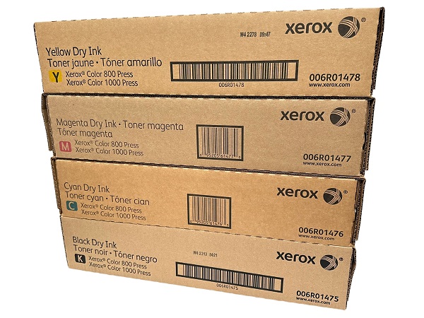 Documento jugo Decisión Xerox 800 / 1000 Digital Color Press Toner Cartridge Set | GM Supplies